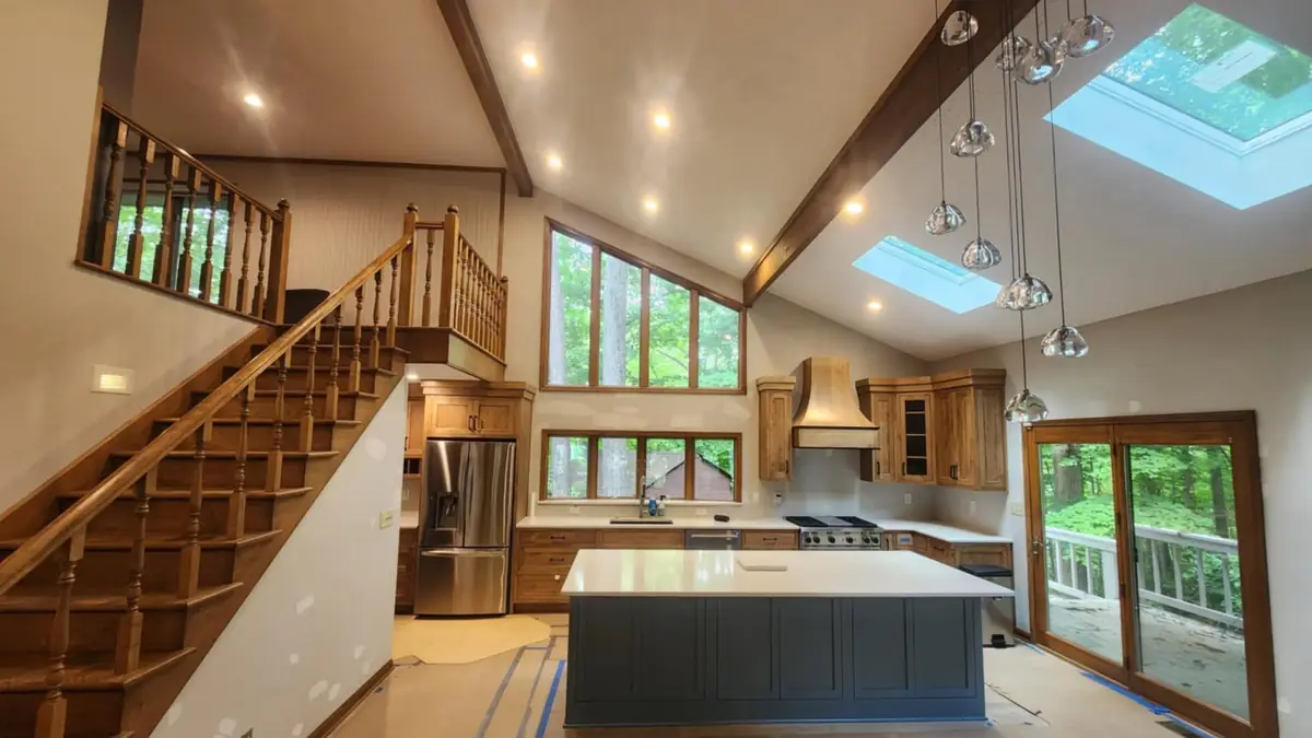 Contemporary Rustic Kitchen Remodel by Northwood Homes project photo