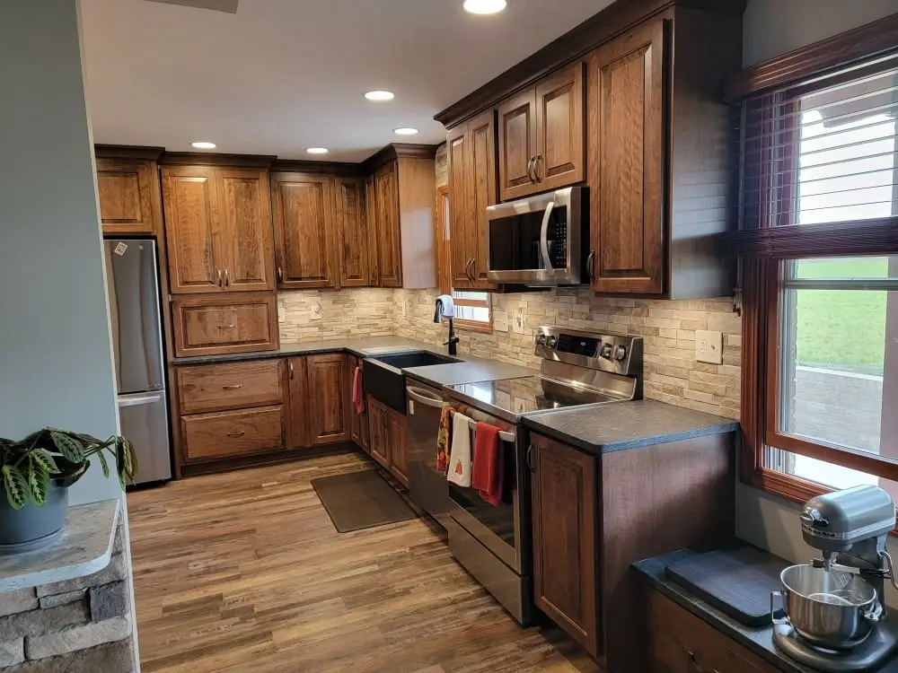 Rustic Traditional Kitchen Remodel by Northwood Homes project photo